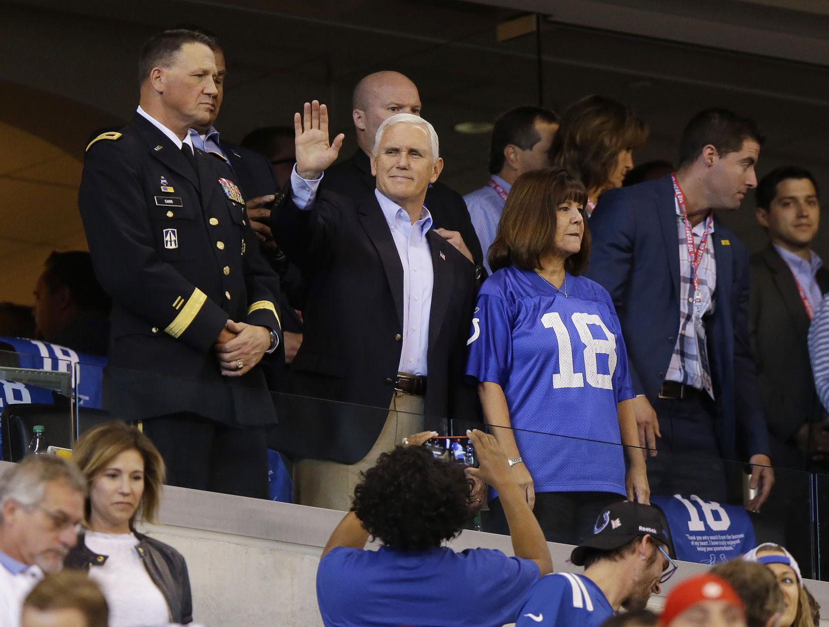 2017: Vice President Mike Pence